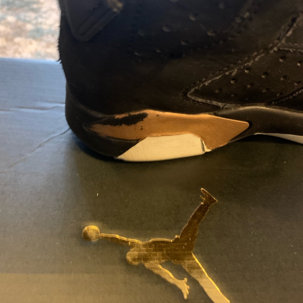 Air Jordan 6 Retro Black Sneakers - Picture 6 of 9